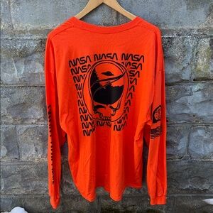 Grateful Dead NASA Space Camp Long Sleeve T Shirt XXL Orange